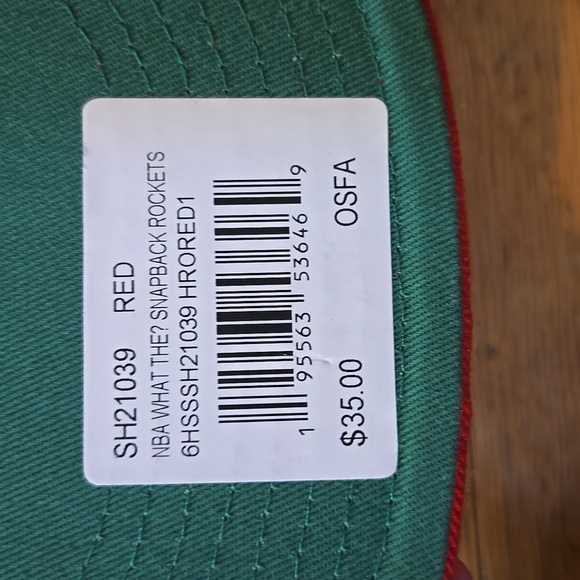 NWT Mitchell & Ness Houston Rockets "WHAT THE" Snapback Hat 75th Anniversary - Picture 12 of 12